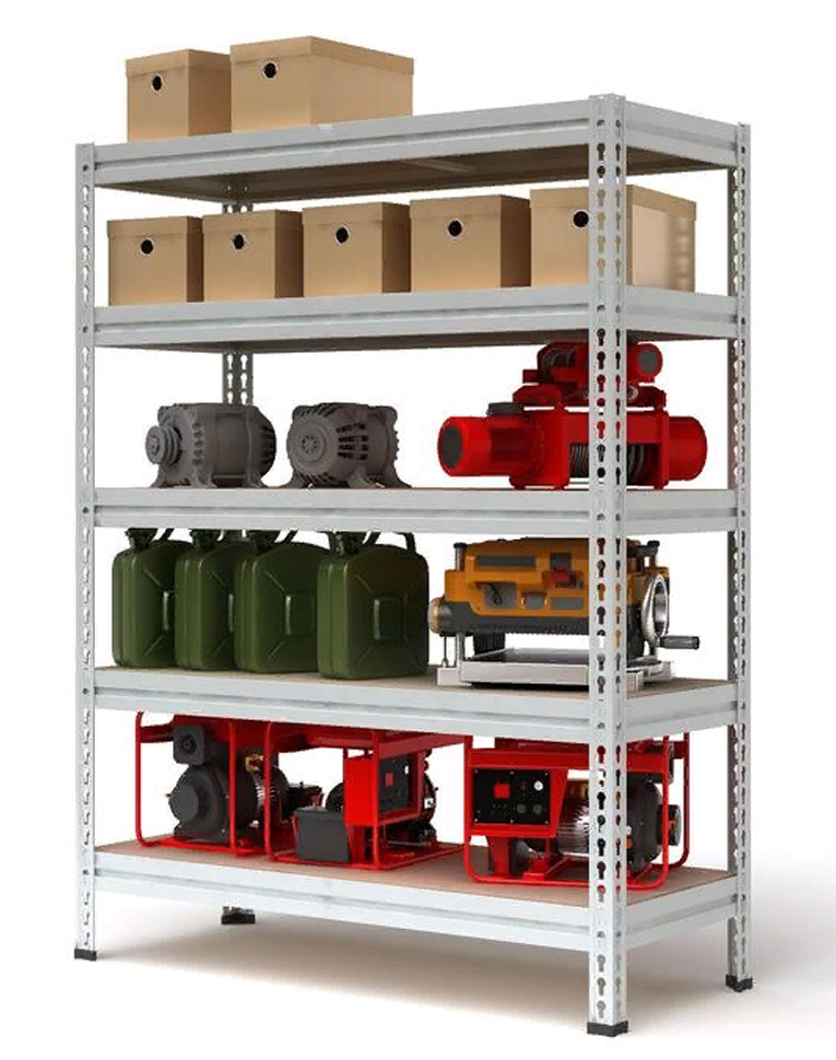 Стеллаж металлический МС-Т 2000х1820х760 5 полок купить в Кемерово Стеллаж металлический МС-Т 2000х1820х760 5 полок купить в Кемерово