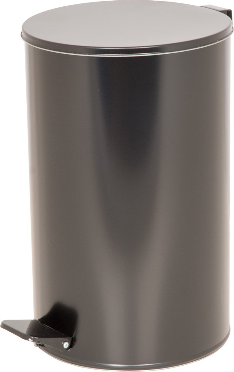 Урна с педалью черный 20 литров купить в Кемерово Урна с педалью черный 20 литров купить в Кемерово