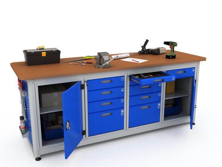 Верстак четырехтумбовый COMBAT 41452.2340 купить в Кемерово