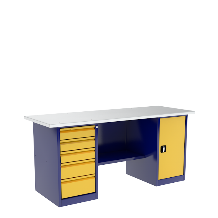 Верстак с тумбой и драйвером ВП-4Т/1,9 купить в Кемерово Верстак с тумбой и драйвером ВП-4Т/1,9 купить в Кемерово