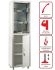 Медицинский шкаф HILFE МД 1 1650/SG купить в Кемерово