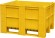 BoxPallet 1200х1000х740 мм сплошной желтый купить в Кемерово