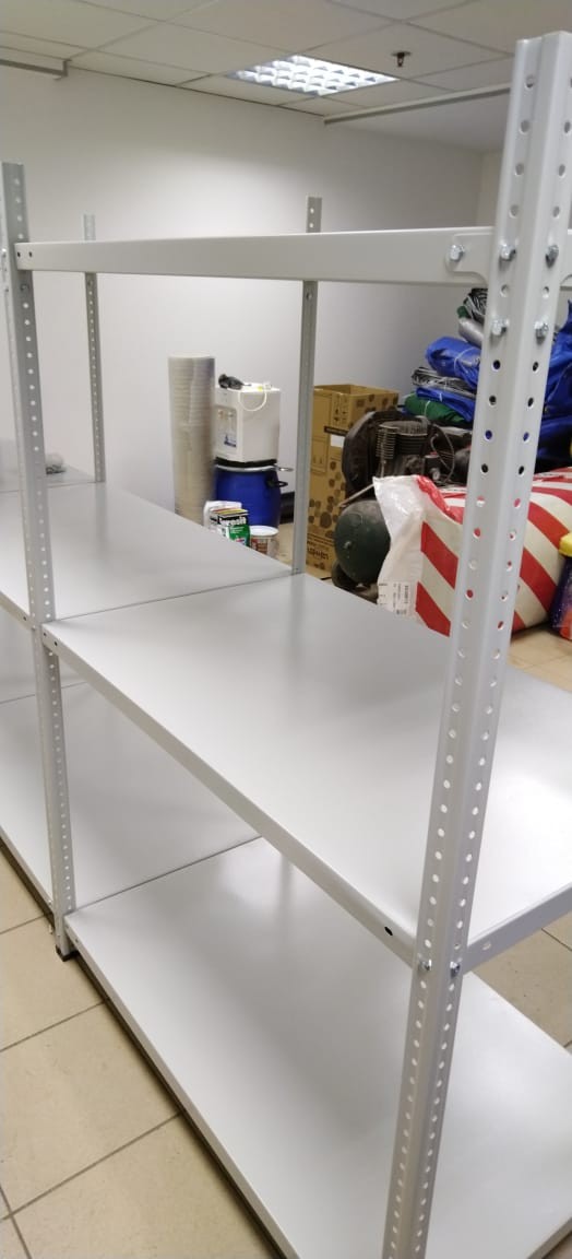 Стеллаж металлический Титан МС-500 1500х1000х600 3 полки купить в Кемерово Стеллаж металлический Титан МС-500 1500х1000х600 3 полки купить в Кемерово