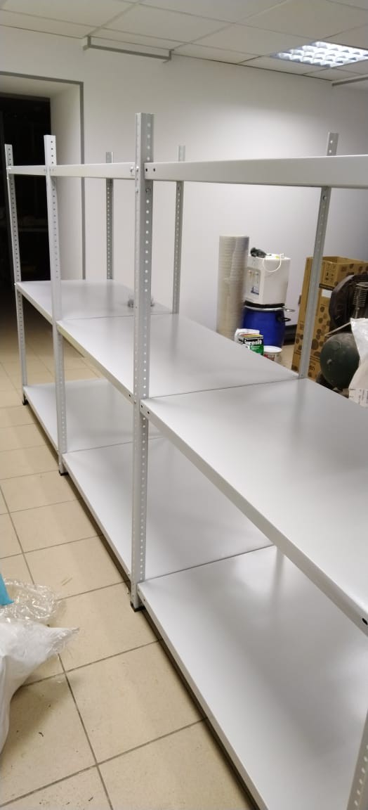 Стеллаж металлический Титан МС-500 1500х1000х600 3 полки купить в Кемерово Стеллаж металлический Титан МС-500 1500х1000х600 3 полки купить в Кемерово