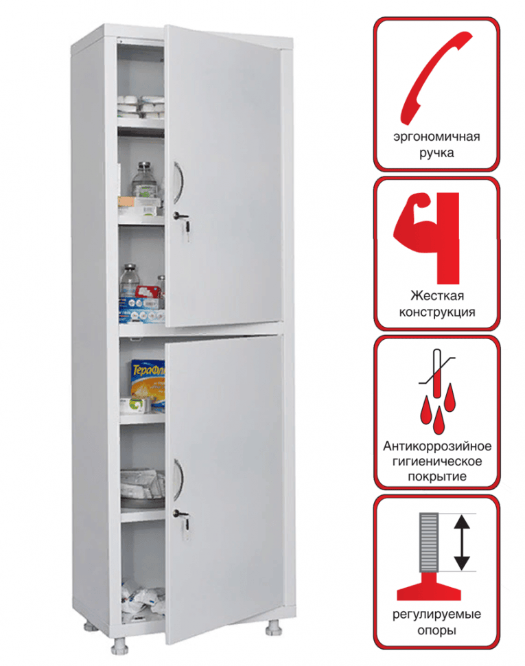 Медицинский шкаф HILFE МД 1 1760/SS купить в Кемерово Медицинский шкаф HILFE МД 1 1760/SS купить в Кемерово