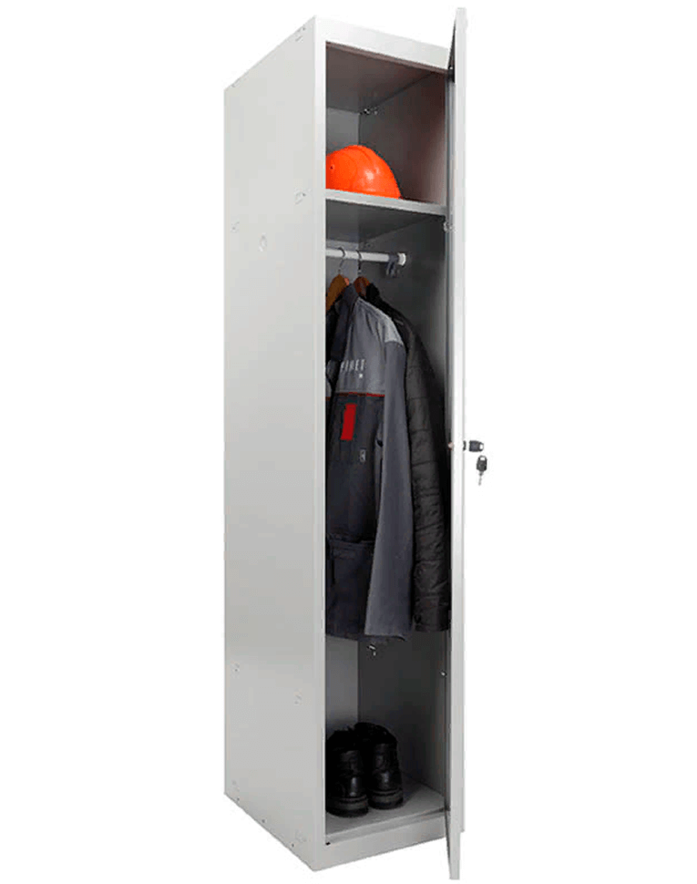 Шкаф для раздевалок усиленный ML-11-40 базовый модуль купить в Кемерово