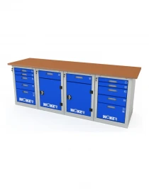 Верстак четырехтумбовый WOKER PRO 45225.2400 Верстак четырехтумбовый WOKER PRO 45225.2400