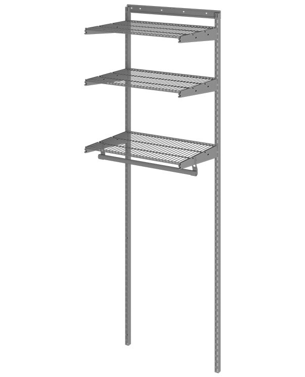 Гардеробная система Практик Home Basic G60 графит купить в Кемерово Гардеробная система Практик Home Basic G60 графит купить в Кемерово