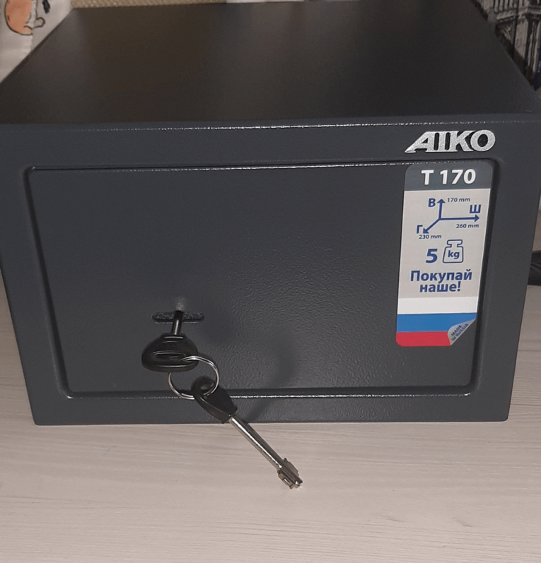 Мебельный сейф Aiko T-170 KL купить в Кемерово Мебельный сейф Aiko T-170 KL купить в Кемерово