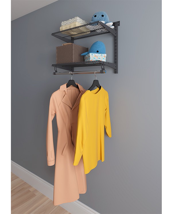 Гардеробная система Практик Home Basic G60S графит купить в Кемерово