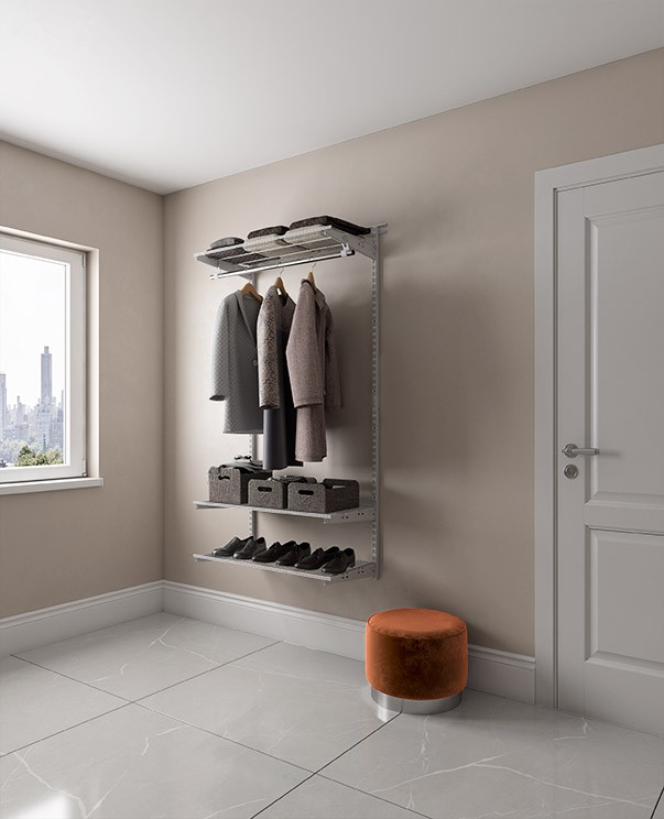 Гардеробная система Практик Home Basic G90 графит купить в Кемерово Гардеробная система Практик Home Basic G90 графит купить в Кемерово