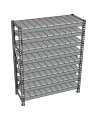 Стеллаж грузовой СГР 2000x900x800 8 полок (металл)