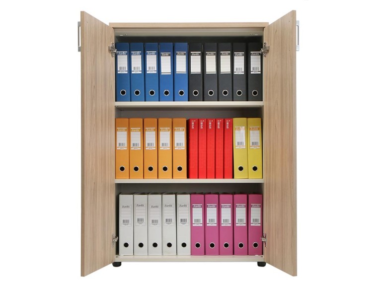 Шкаф NW 1280 закрытый вяз натуральный/бежевый купить в Кемерово