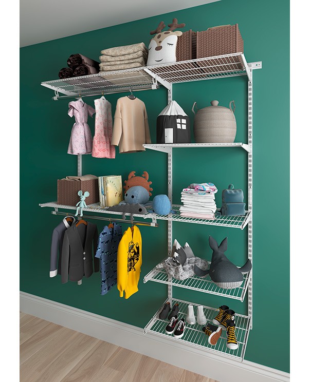 Гардеробная система Практик Home Optima G150 белая купить в Кемерово Гардеробная система Практик Home Optima G150 белая купить в Кемерово