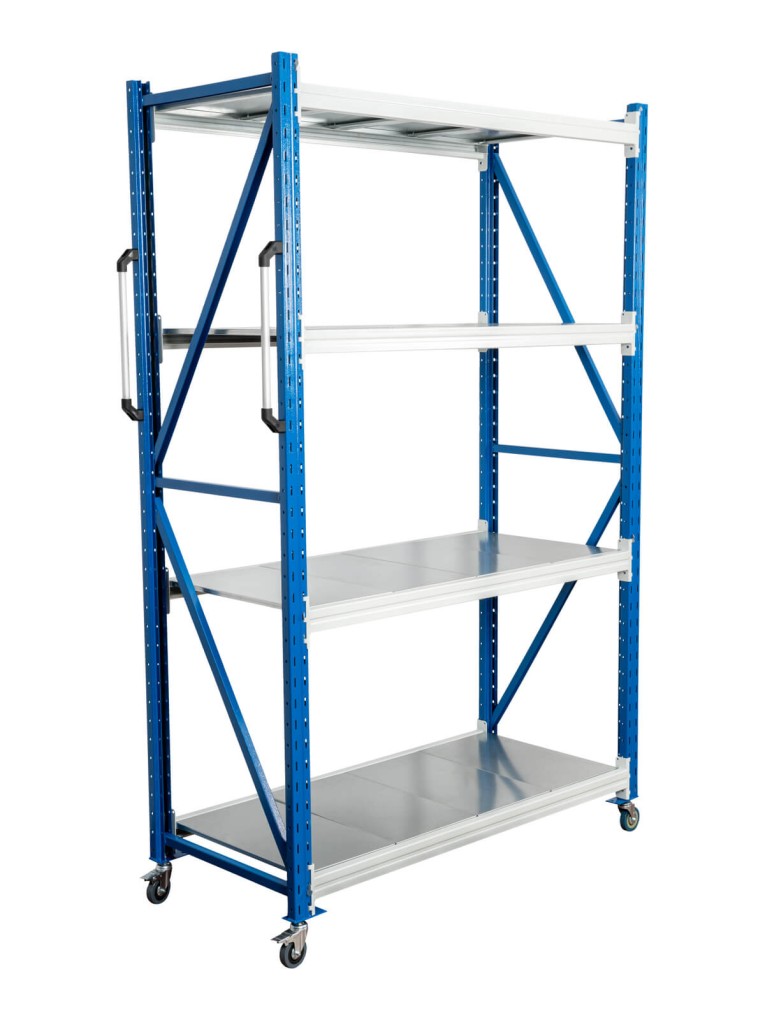 Стеллаж мобильный БиКом СТ-4 300x180x100 4 полки купить в Кемерово Стеллаж мобильный БиКом СТ-4 300x180x100 4 полки купить в Кемерово