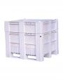 BoxPallet 1200x1000x1035 мм сплошной на полозьях серый