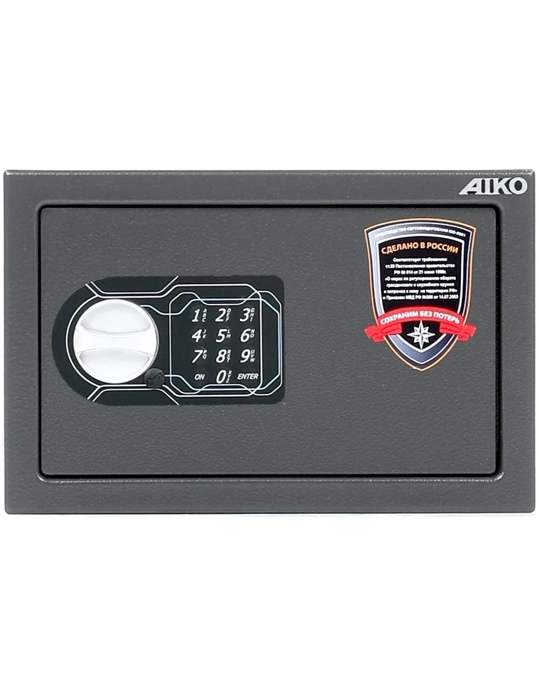 Сейф для пистолета Aiko TT-200 EL, вид спереди