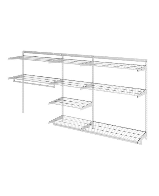 Гардеробная система Практик Home Optima G240 белая купить в Кемерово