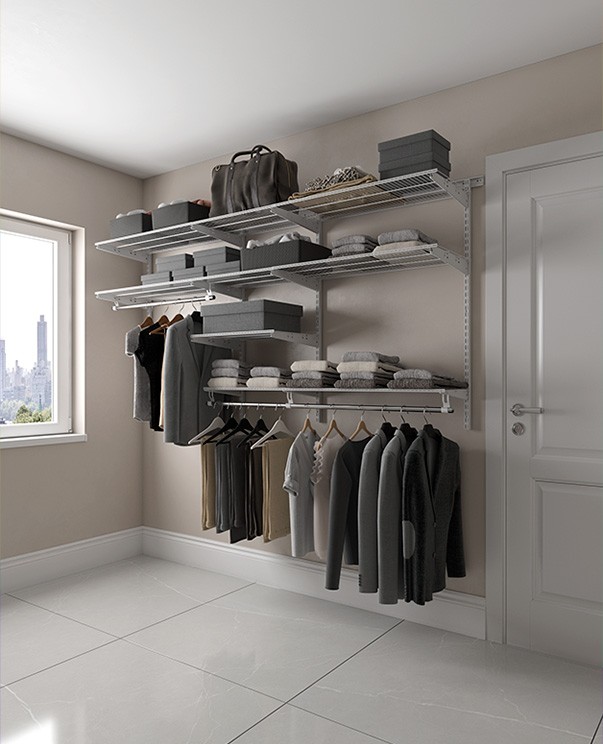 Гардеробная система Практик Home Optima G240 белая купить в Кемерово