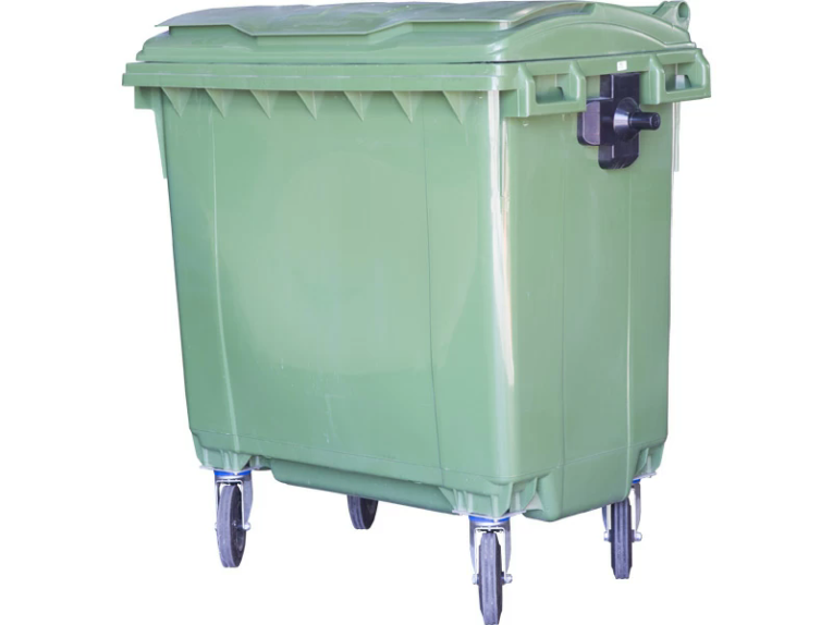 Мусорный контейнер 770л. зелёный купить в Кемерово