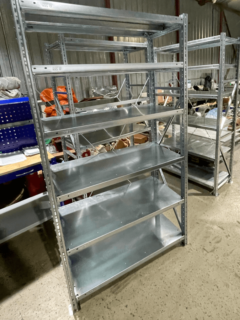 Стеллаж MS U 3000x1200x600 3 полки (350 кг, перф) купить в Кемерово