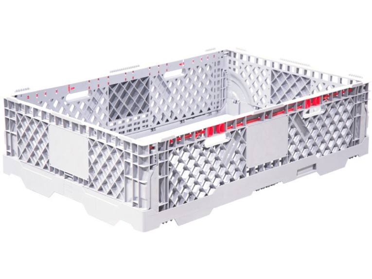 Паллетная рама штабелируемая 1200х800х300 серая c бортиками купить в Кемерово