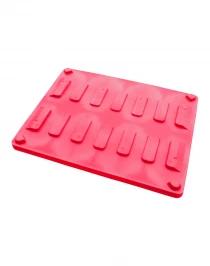 Крышка для BoxPallet 1237х836х63 мм красная