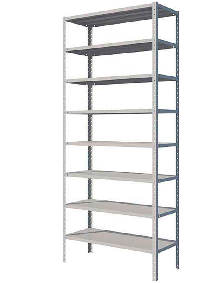 Стеллаж MS Standart 1600х1000х500 8 полок купить в Кемерово