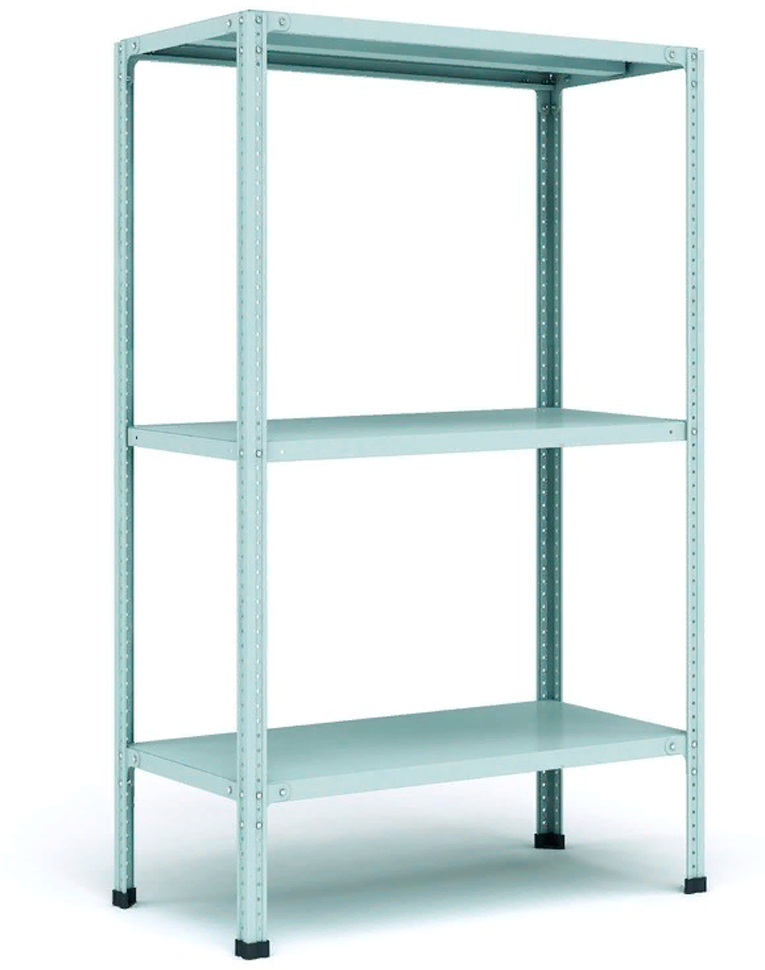 Стеллаж металлический Титан МС-500 2200х1000х300 3 полки купить в Кемерово Стеллаж металлический Титан МС-500 2200х1000х300 3 полки купить в Кемерово