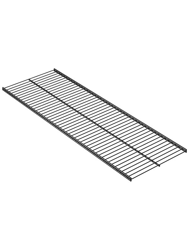 Полка сетчатая GSh 90х30 графит купить в Кемерово