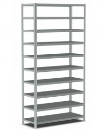 Стеллаж металлический Титан МС-500 1000х1200х600 10 полок Стеллаж металлический Титан МС-500 1000х1200х600 10 полок