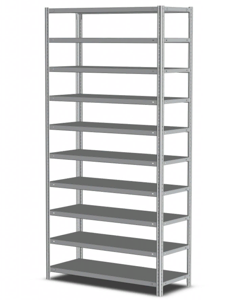 Стеллаж MS Strong 2550х1500х400 10 полок купить в Кемерово