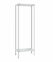 Стеллаж металлический Титан МС-500 2300х700х600 2 полки Стеллаж металлический Титан МС-500 2300х700х600 2 полки