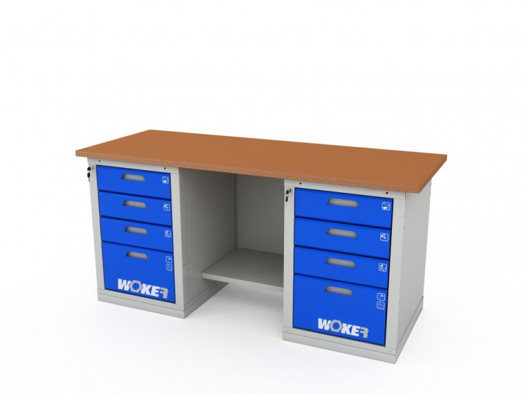 Верстак двухтумбовый WOKER PRO 2404.1800 купить в Кемерово