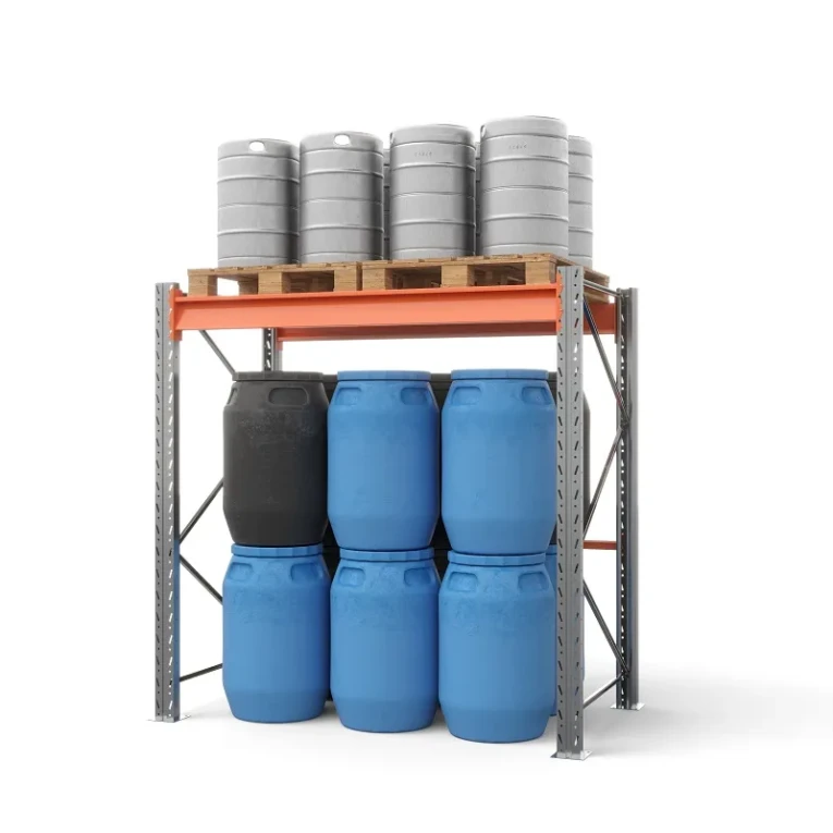 Стеллаж паллетный СПЛ 2000х1800х1100 1 ярус (1300/9700) купить в Кемерово