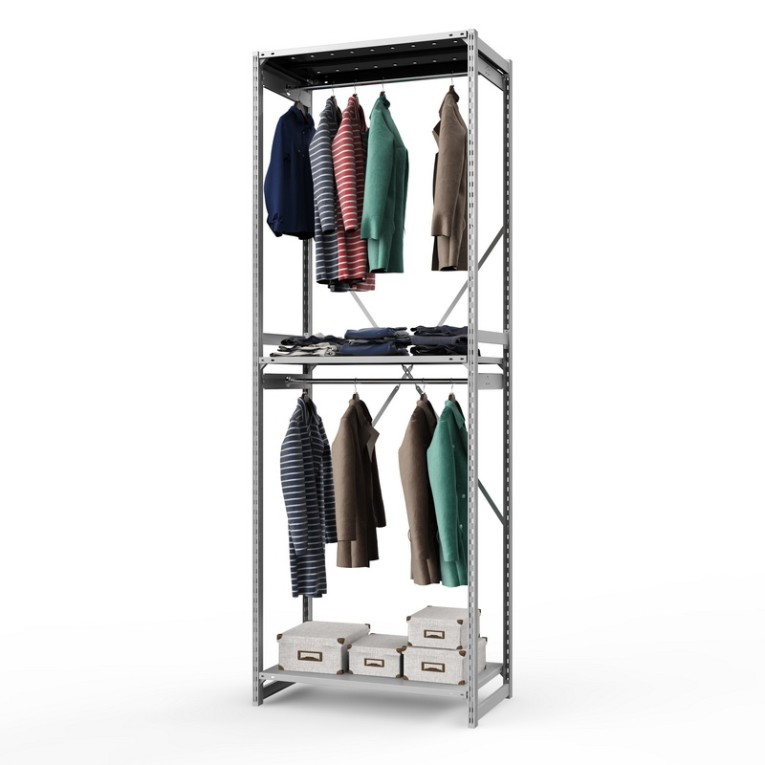 Стеллаж металлический ТСУ Универсал, 3000х1060х600 мм.Штанги: 2шт. Полки: металл усил. перф. 3 шт. купить в Кемерово Стеллаж металлический ТСУ Универсал, 3000х1060х600 мм.Штанги: 2шт. Полки: металл усил. перф. 3 шт. купить в Кемерово