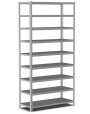 Стеллаж металлический Титан МС-500 1200х700х300 9 полок