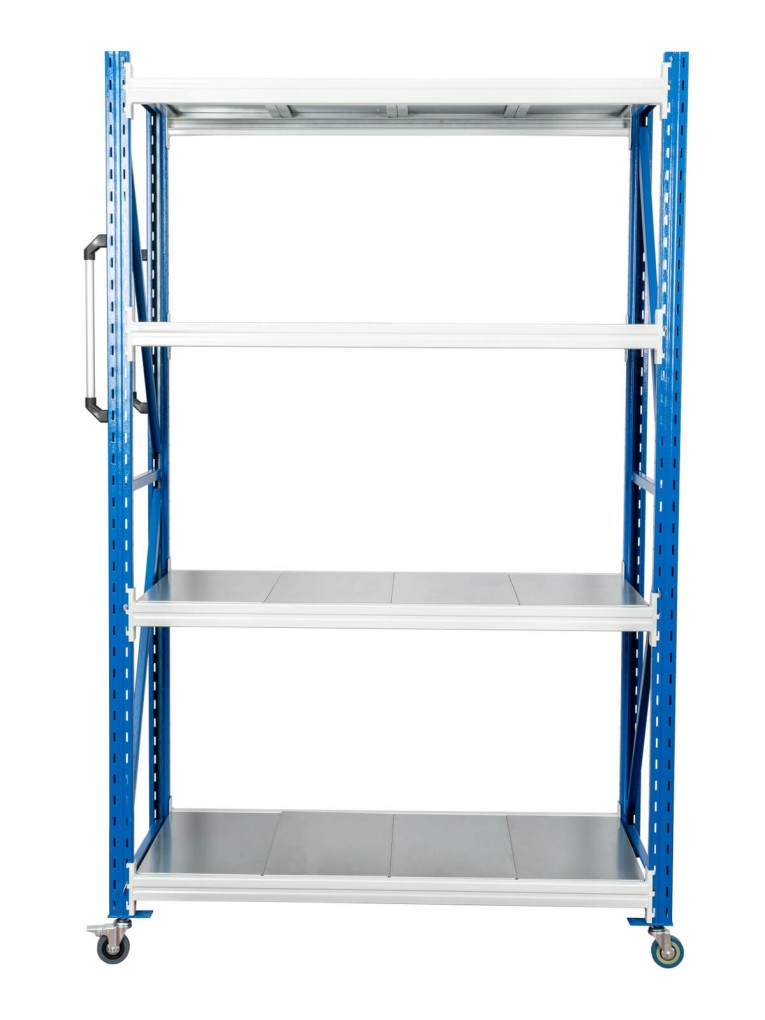 Стеллаж мобильный БиКом СТ-4 250x90x70 4 полки купить в Кемерово