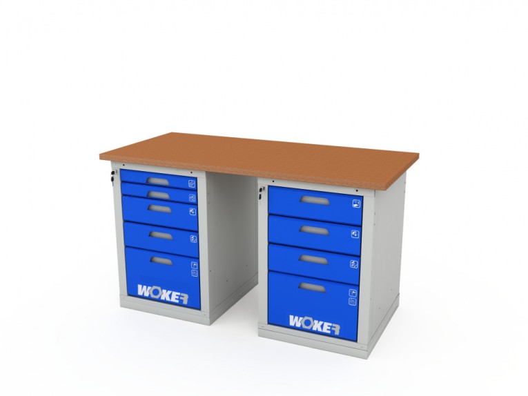 Верстак двухтумбовый WOKER PRO 2504.1500 купить в Кемерово