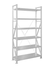 Стеллаж MS U 3000x700x800 6 полок (350 кг, металл)