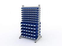 Стеллаж для пластиковых лотков SORTEX двухсторонний 1800x1000x800.04