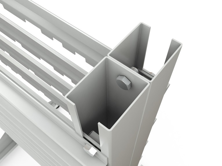 Стеллаж для пластиковых лотков SORTEX двухсторонний 1800x1000x800.05 купить в Кемерово