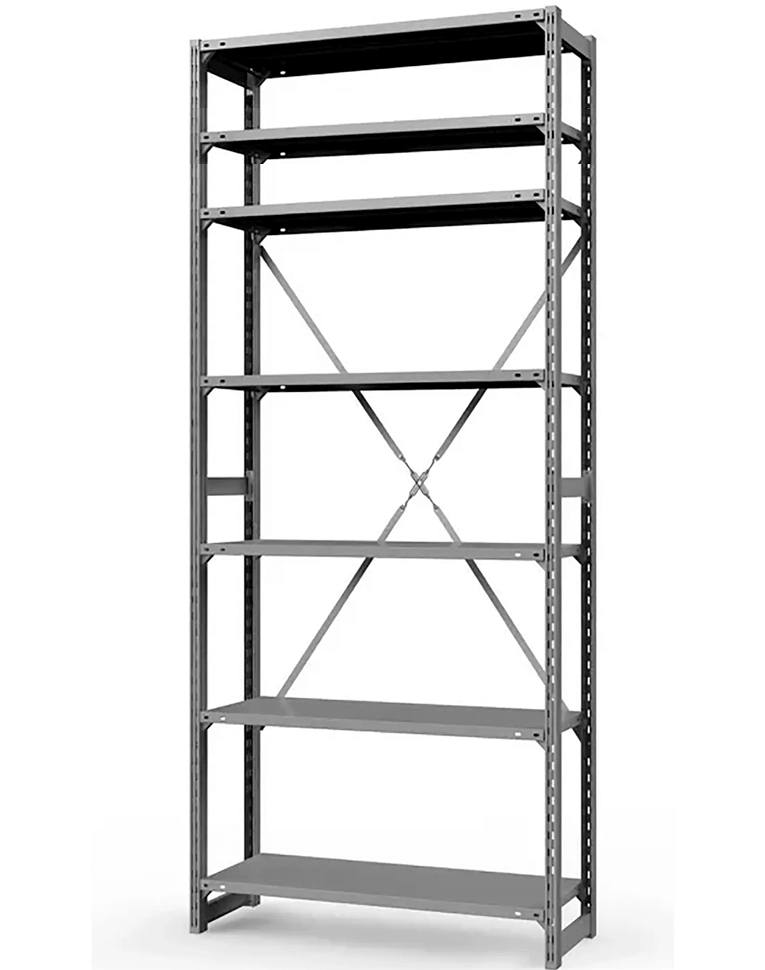 Стеллаж ТСУ 1800x700x300 7 полок (150 кг, металл) купить в Кемерово Стеллаж ТСУ 1800x700x300 7 полок (150 кг, металл) купить в Кемерово