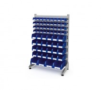 Стеллаж для пластиковых лотков SORTEX односторонний 1500x1000x450.05