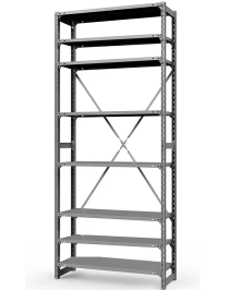 Стеллаж ТСУ 2200x1000x400 8 полок (150 кг, перф)