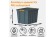 Контейнер особопрочный Rox Box PRO 50 (500х390х390 мм с крышкой и клипсами, на роликах, антрацит) купить в Кемерово