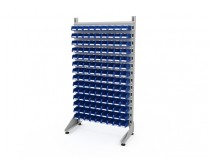 Стеллаж для пластиковых лотков SORTEX односторонний 1800x1000x450.01