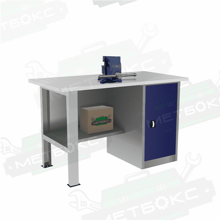 Однотумбовый слесарный верстак ВП-2/1,4 купить в Кемерово Однотумбовый слесарный верстак ВП-2/1,4 купить в Кемерово