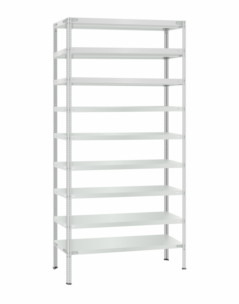 Стеллаж металлический Титан МС-500 2300х1000х400 9 полок купить в Кемерово