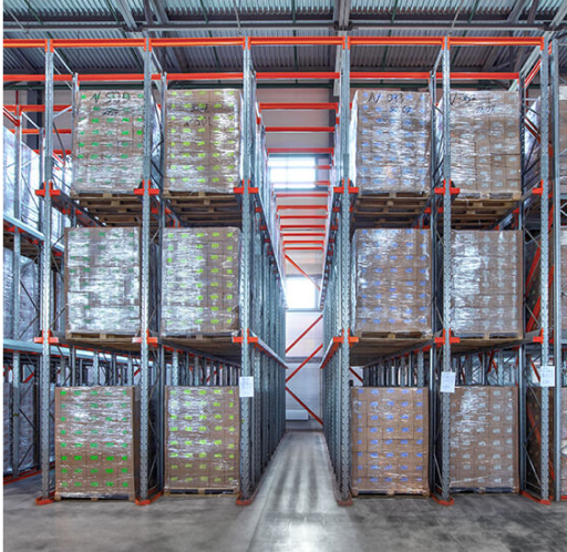 Стеллаж набивной паллетный (3000х1580х1800 мм), 1 линия, 2 яруса купить в Кемерово